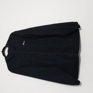 Clothin Black Zip-Up Hoodie Jacket Rain Windbreaker Black XL Hiking Outdoors